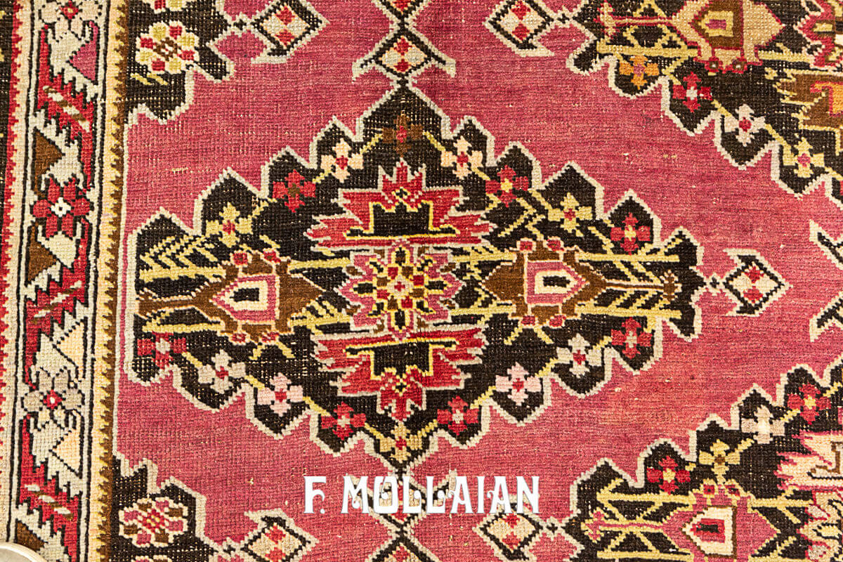 Antique Very Long Karabakh (Qarabağ) Kalle Size All-Over Caucasian Carpet n°:20028823